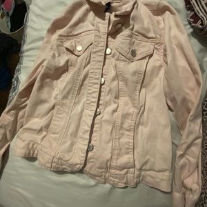 Pink jean jacket